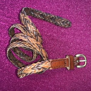 J. Crew Accessories - J. Crew Skinny Braided Leather Belt J. Crew Accessories - J. Crew Skinny Braided Leather Belt